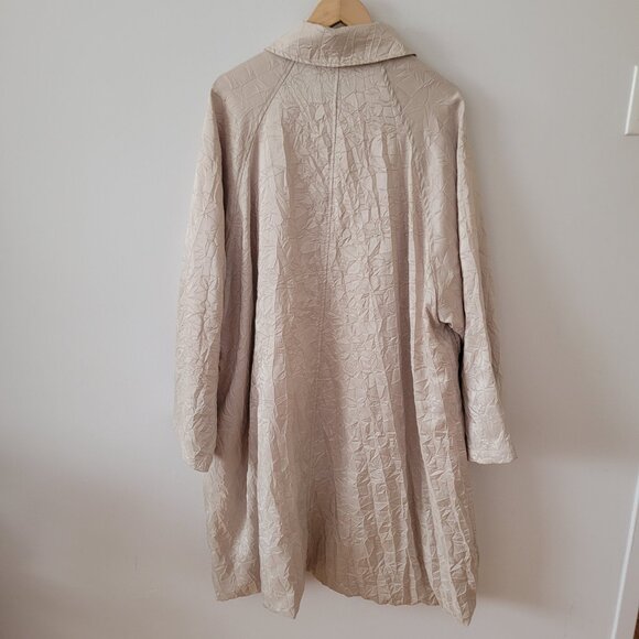 Vintage Made in Canada Hilary Radley Crinkle Coat-Size 10 - Picture 6 of 10